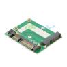 Buy cheap mSATA to SATA 22Pin 2.5inch HDD Converter Adapter Small Board for Half Full Size SSD from wholesalers