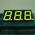 14.2mm(0.56") White 3 Digit 7 Segment LED Display for digital Temperature