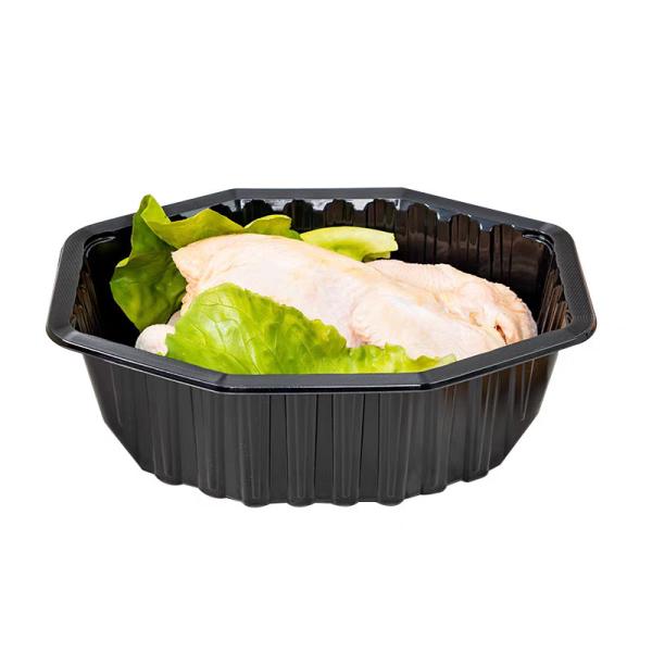 Buy cheap PP Film Covering Disposable Plastic Containers Fresh Meat Vacuum Formed from wholesalers