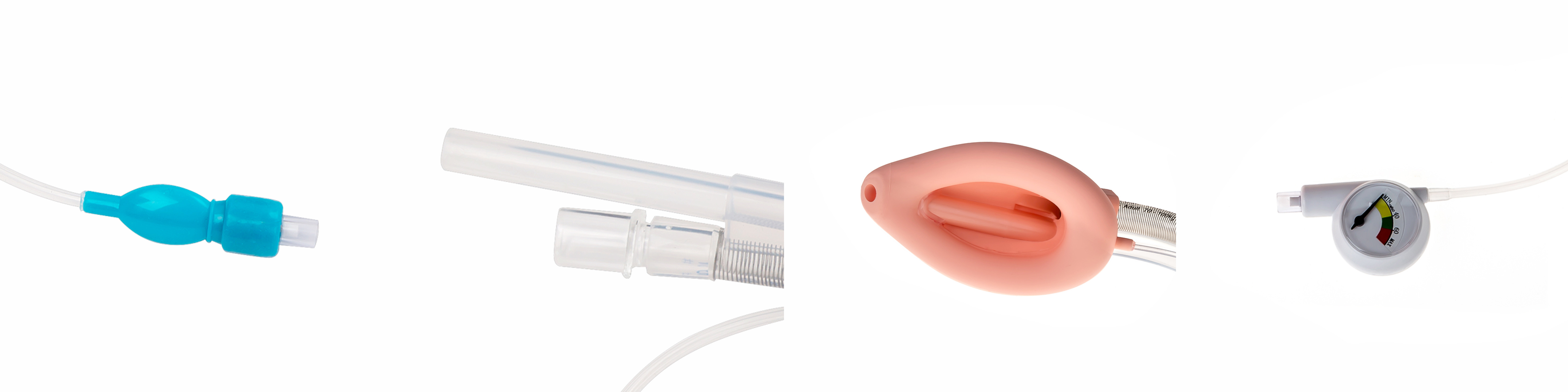 Medical Double Lumen Laryngeal Mask Airway with Pressure Indicator