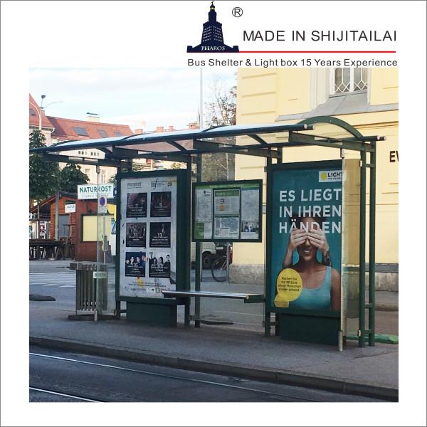 Buy cheap Waterproof 2670mm T8 Tubes Bus Stop Shelter from wholesalers