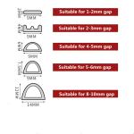 Dust Protection Self Adhesive Weather Stripping Sound Proof Door Seal 9.4mm