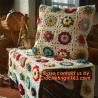 Buy cheap Handmade Paisley Crochet pillow cushion cover Decorative Cushion Wedding Gift from wholesalers
