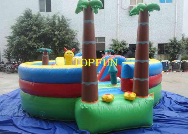 Buy cheap Plato 0.55mm PVC Tarpaulin Family Inflatable Tree House Jumping Castle from wholesalers