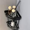 Buy cheap Black 304 Stainless Steel Douche Bathroom Corner Shelf 2 Tier Kitchen Accessories from wholesalers