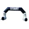 Buy cheap 10m simple halloween advertising inflatables marathon race inflatable rainbow event entrance maze arches from wholesalers