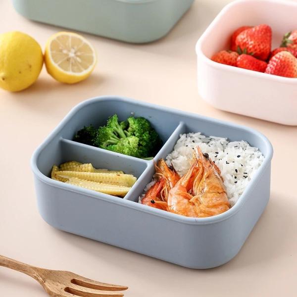 Buy cheap Silicone Bento Box for Kids, Toddlers and Adults - Microwave, Dishwasher, Freezer and Oven safe - Lunch, Snack from wholesalers