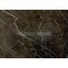 Buy cheap Outdoor Gold Brown Marble Slab Tile Customized Size With Gold Vein from wholesalers