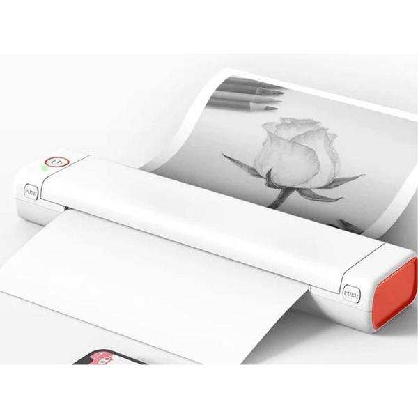 Buy cheap Black Color M08f Inkless Portable Mini Bluetooth Thermal A4 Printer On Business Trip from wholesalers