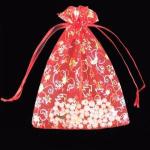 Transparent Drawstring Jewelry Pouch Screen Printing Logo Wedding Gift Bags