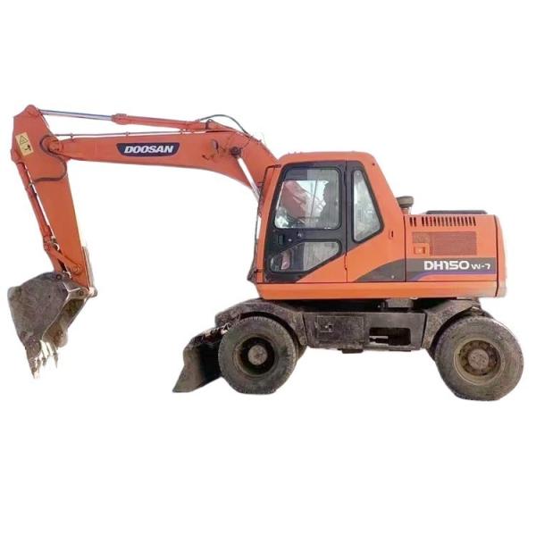 Buy cheap 15 Ton Doosan DH150-7 Wheel Excavator in Good Condition Original Design Made in Korea from wholesalers