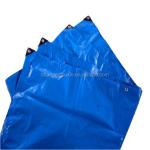 PE Coated Sun Resistant Blue Polyethylene Tarpaulin for Rainproof and Moisture