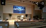 Church Video Wall Indoor LED Display P1.875-P4 with Suspension Hanging