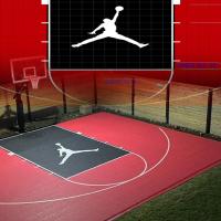 Buy cheap Carton Package Interlocking Basketball Court for Indoor and Outdoor Use product