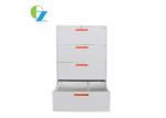Commercial 4 Drawer Steel Filing Cabinet Lateral File Storage Cabinets Dust