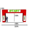Buy cheap High Quality Cheap Price Inflatable Wedding Arch Outdoor Inflatable Arch Inflatable Arch for Outdoor Sports Event from wholesalers