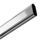 Bended Hot Dipped Galvanized Oval Steel Tubing Elaborate Polishing Bright