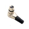 Buy cheap Good quality 4pin female XLR right angle metal cable connectors from wholesalers