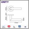 Buy cheap Stainless Steel Fire Door Lever Handle EN1906 and EN1634 Satin Finish from wholesalers