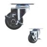 Buy cheap 75mm Soft Wheel Swivel Brake TPR Medium Duty Casters 176lbs Capacity from wholesalers