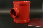 Military Ship Piping System Grooved Tee Fittings 362 PSI End Pressure Rating