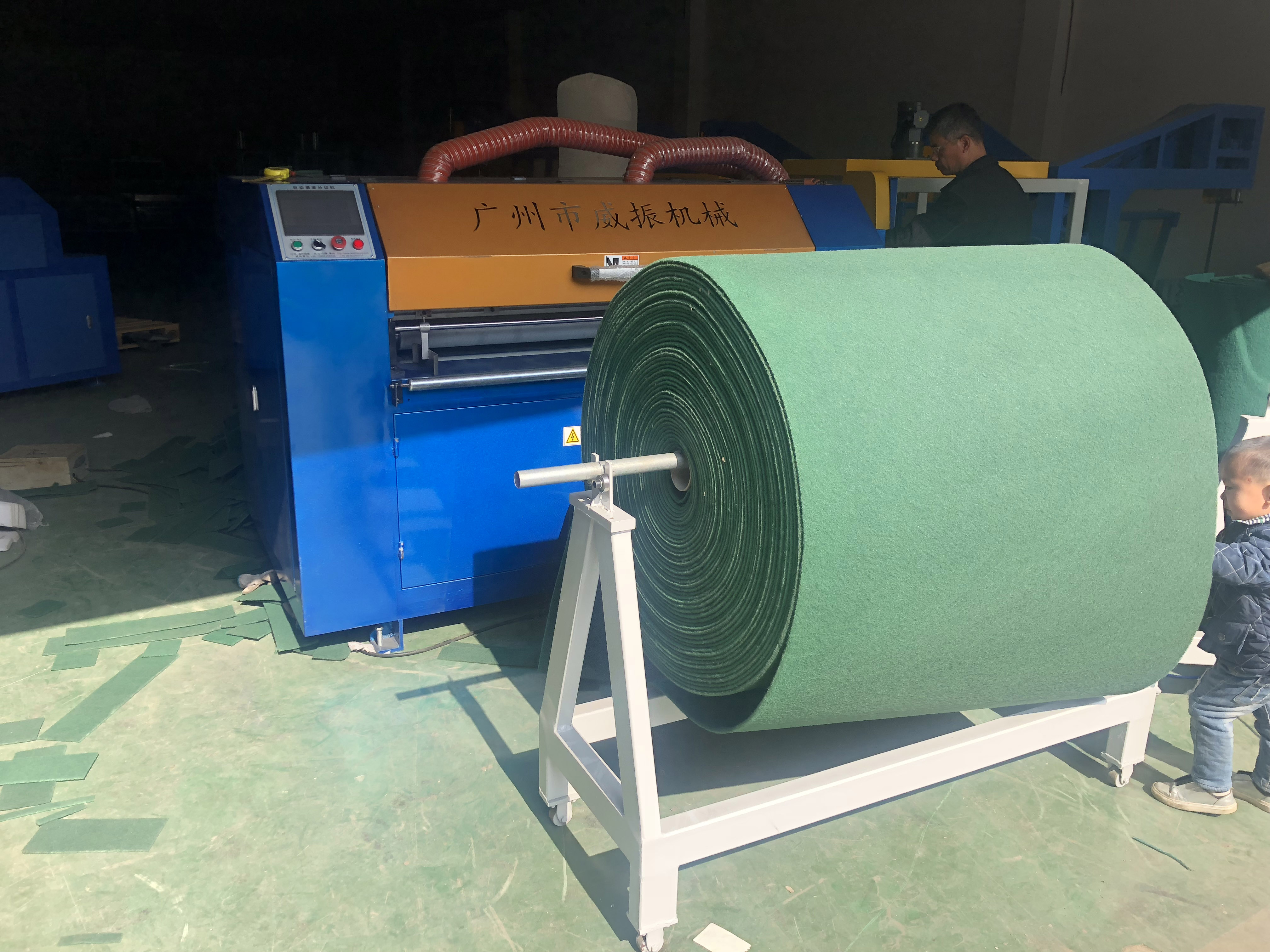100 mm Width Fully Automatic Cutting Machine for Bubble Wrap PE Foam and EVA Foam