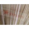Buy cheap 0.53x3.81mm Stainless Steel Metal Ring Mesh Brass Color For String Curtains from wholesalers