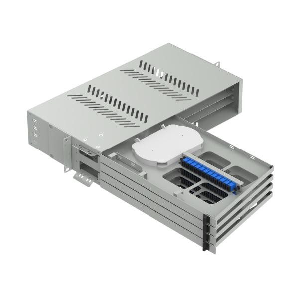 19 Inch Swing Type SC UPC Fiber Optic Patch Panel Sub ODF Sub Optic Distribution