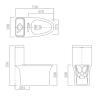 Buy cheap ARROW Bathroom Ceramic One Piece Western Toilet Siphonic Flushing from wholesalers