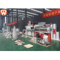 Buy cheap 380V 50Hz Pellet Making Equipment , SZLH 250 1-2TPH Animal Feed Processing Plant product