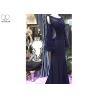 Buy cheap Top Backless Navy Blue Mermaid Dress / Sweep Train Prom Dress Long Horn Sleeve from wholesalers