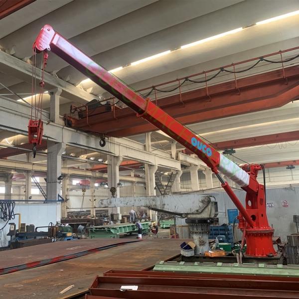 Buy cheap Marine Deck Telescopic Boom 8M Offshore Pedestal Crane from wholesalers
