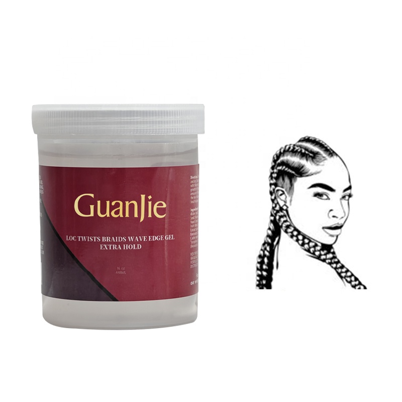HAIR Loc Gel And Braid Gel Custom Logo 24 Hour Hold for Edg Control and Twist Styling
