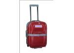 Cool Business 8 Wheel Luggage Suitcase , Silver Handle Framed Wheeled Luggage