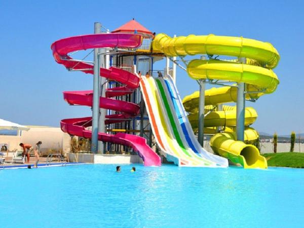 Buy cheap Barrel Sled Fiberglass Water Park Slide 14M 7.5KW For Teenager from wholesalers