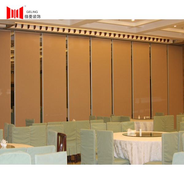 Buy cheap Fireproof Hotel Acoustic Foldable Partition Wall 2000mm 3800mm High from wholesalers