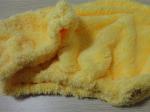 20*50 Yellow Colorful Microfiber Hair Turban , Elastic Crystal Button Hair Dry