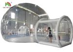 6m Diameter Transparent Inflatable Bubble Tent With Tunnel For Outdoor Camping