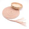 Buy cheap 4mm 5mm 6mm Braided Polyester Cord Flat Knitting Narrow Ribbon from wholesalers