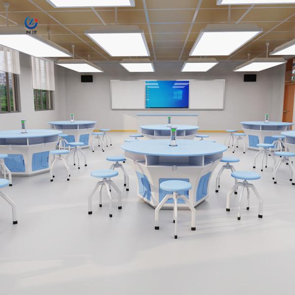 Buy cheap Space Saving Physics Lab Furniture Waterproof Laboratory Working Table from wholesalers