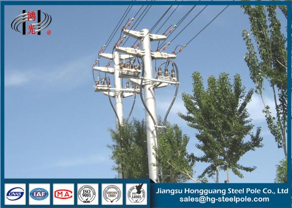Buy cheap 66KV Stainless Steel Electrical Power Pole Ample Supply And Prompt Delivery from wholesalers