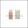 Buy cheap Customed promotion printed logo Eco coloured wooden 6pcs set pencil kraft case gift from wholesalers