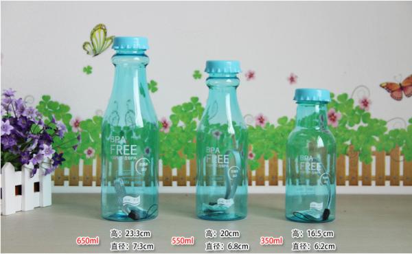 Buy cheap 550ML Tritan BPA free soda bottle, transparent water bottle, plastic bottle,food grade from wholesalers