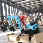 ODM Euro5 1.5 T Mini Excavator Two Cylinders Hydraulic Small Digging Equipment