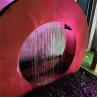 Buy cheap Round Waterfall Corten Steel Landscape Water Feature Fountain With LED Light from wholesalers