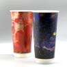 Buy cheap Disposable Double Wall Paper Coffee Cups Bubble Tea Hot Drink Paper Cups With Lids from wholesalers