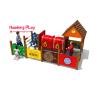 Buy cheap Kids HDPE Playground PE Board , Plastic Commercial Outdoor Play Equipment With Slide from wholesalers