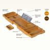 Buy cheap CE Certificate Bamboo Bathroom Caddy Tray For Bathtub from wholesalers