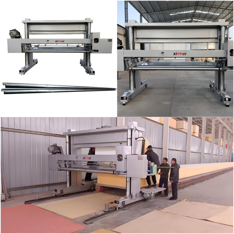 Continuous Auto Foaming Line Long Foam Block Horizontal Peeling Machine ±0.2mm Cutting Tolerance