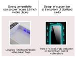50Hz Portable 6.6" Cell Phone ABS UV Sterilizer Box